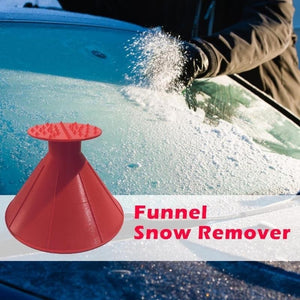 1/2/4PCS Ice Scraper Auto Car Magic Window Windshield Oil Funnel Snow Remover Shovel Window Scrapers Cone Deicing 2020 New