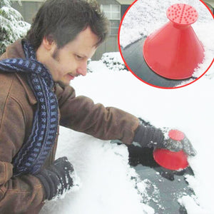 1/2/4PCS Ice Scraper Auto Car Magic Window Windshield Oil Funnel Snow Remover Shovel Window Scrapers Cone Deicing 2020 New