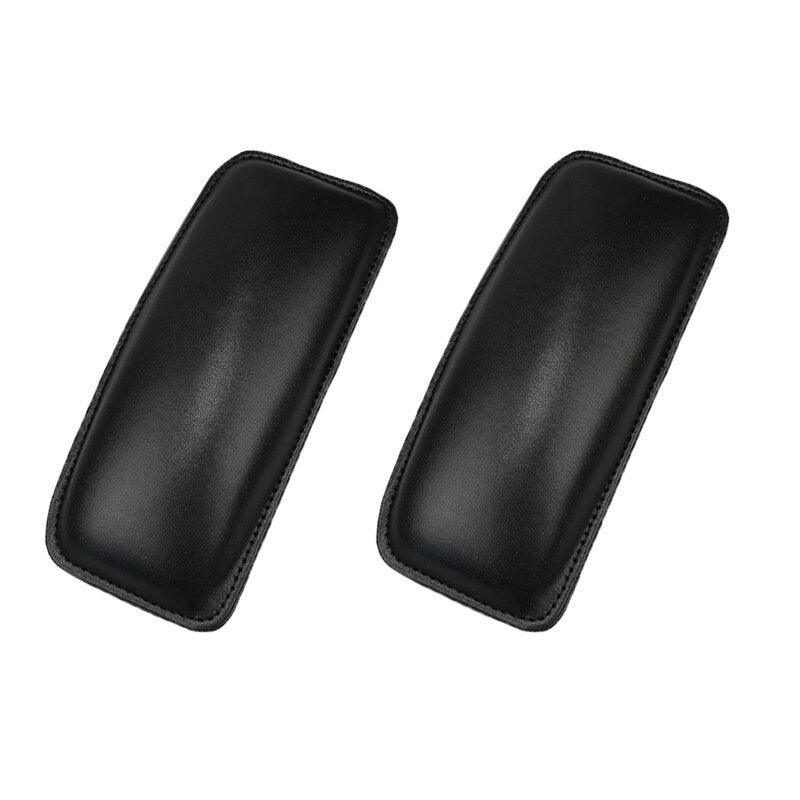 18*8cm PU Leather Car Knee Pad Cushion Auto Interior Pad Elastic Cushion Memory Foam Comfortable Thigh Support Universal