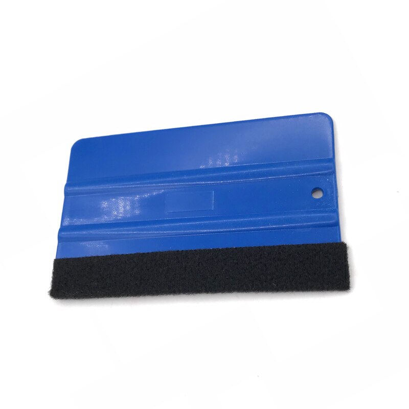 1PCS Car Vinyl Film wrapping tools Blue Scraper squeegee with felt edge size 12.5cm*8cm Car Styling Stickers Accessories