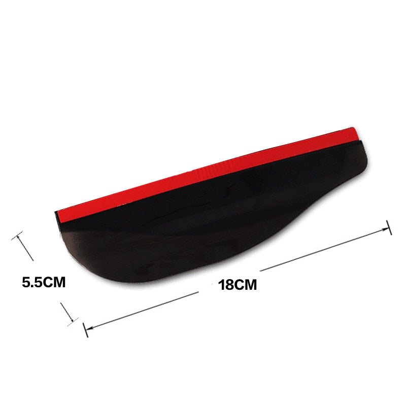 2Pcs Flexible Car Rear View Mirror Cover Anti Rain Visor Snow Guard Weather Shield Sun Shade Cover Rearview Auto Accessories