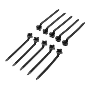 50PCS Car Cable Fastening Ties Nylon Black Car Auto Cable Strap Push Mount Wire Tie Retainer Clip Clamp