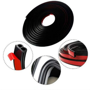 5M Car Door Seal Strips Sticker B Shape Weatherstrip Rubber Seals Sound Insulation Sealing Automobiles Interior Accessories