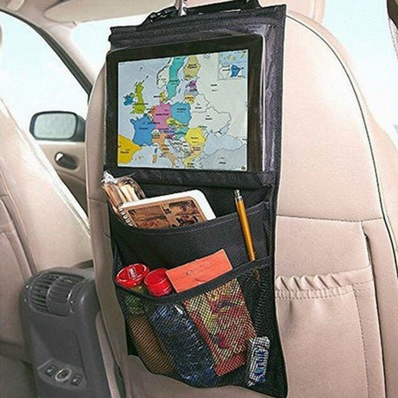 Auto Back Car Seat Organizer Holder Multi-Pocket Travel Storage Hanging Tablet PCs Mummy Bags Baby Car Seat Ipad Hanging Bag