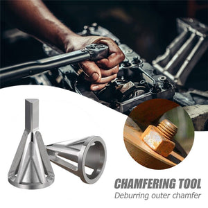 Car Motorcycle Tire Repair Deburring Tools External Bit Chamfer Tools Stainless Steel Metal Remove Burr Car Repair Garage Tools