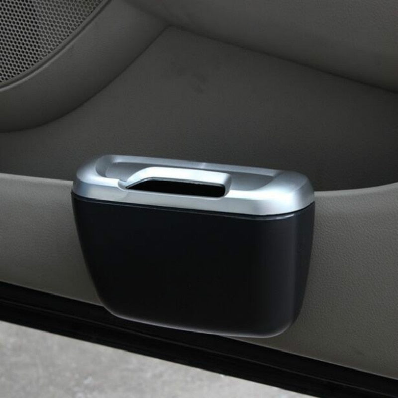 Car Organizer Mini Car Auto Rubbish Dustbin Trash Can Garbage Dust Case Box Car Storage Case Car Trash Bin Car Accessories