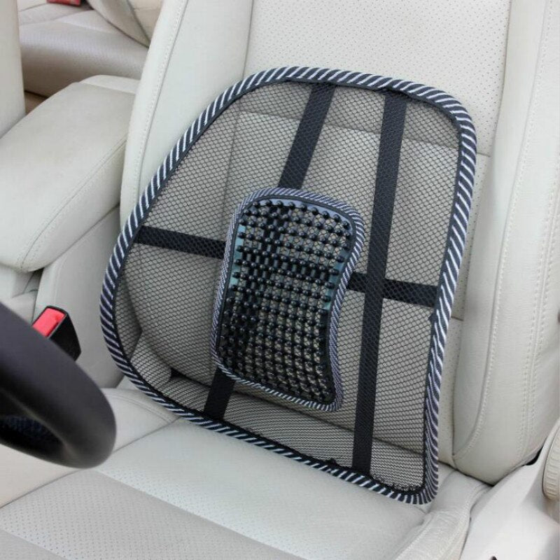 Car Seat Chair Back Cushion Mesh Lumbar Back Brace Car Seat Chair Cushion Massage Back Cushion Pad Support Home Office