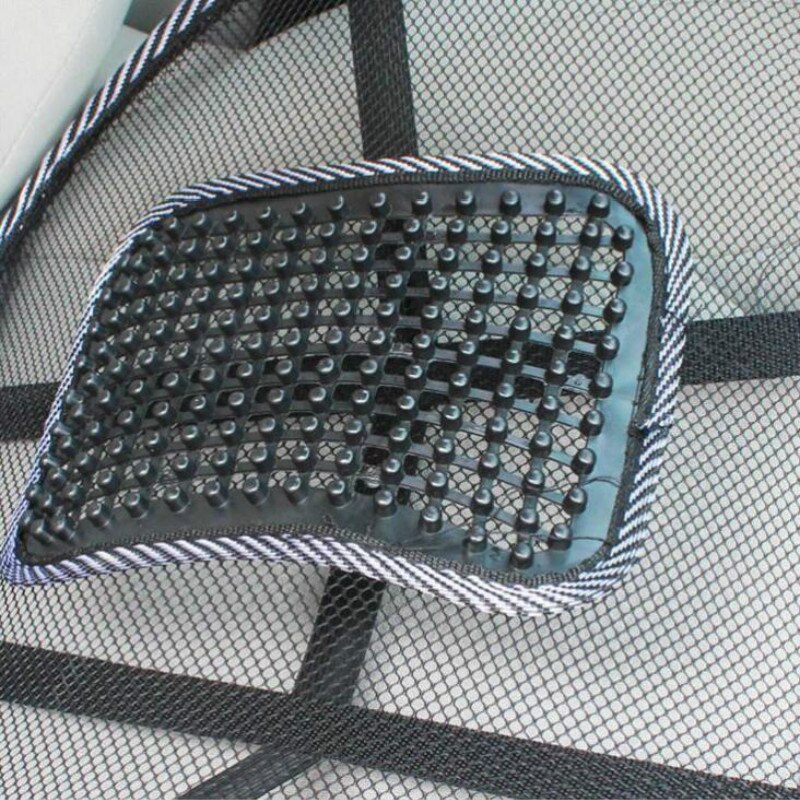 Car Seat Chair Back Cushion Mesh Lumbar Back Brace Car Seat Chair Cushion Massage Back Cushion Pad Support Home Office