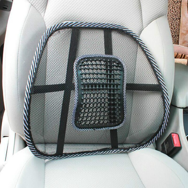 Car Seat Chair Back Cushion Mesh Lumbar Back Brace Car Seat Chair Cushion Massage Back Cushion Pad Support Home Office