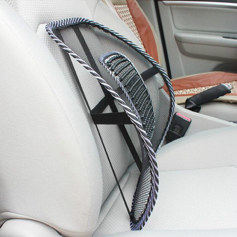 Car Seat Chair Back Cushion Mesh Lumbar Back Brace Car Seat Chair Cushion Massage Back Cushion Pad Support Home Office