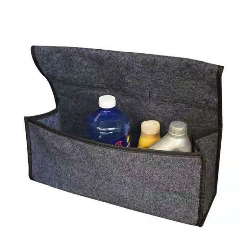 Car Soft Felt Storage Box Trunk Bag Vehicle Tool Box Multi-use Tools Organizer Bag Carpet Folding for emergency Box