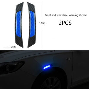 Car Sticker 5D Carbon Fiber Stickers Car Stickers And Decals Auto Reflective Strip Warning Car Styling Accessories Automobiles