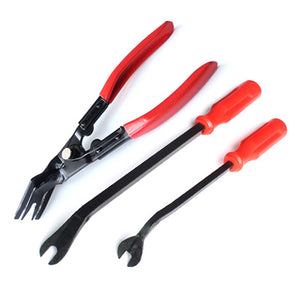 Car Trim Removal Tools Kit Auto Panel Dash Audio Radio Removal Installer Repair Pry Tools Kit Fastener Removal with Storage bag