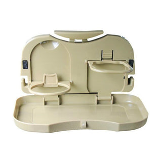 New 1pcs Folding Car Cup Holder Organizer Auto Car Back Seat Table Drink Food Cup Tray Holder Stand Desk Hot Selling