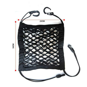 Strong Elastic Car Mesh Net Bag Between Car Seat Organizer Seat Back Storage Bag Luggage Holder Pocket Car Styling 23*30cm