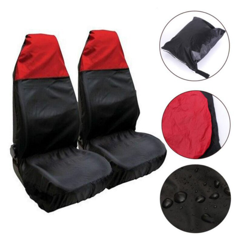 Universal 2PCS Car Seat Cover Protector Storage Bag Washable Automovil Foldable Non-Slip Seat Covers For Repair Accessories