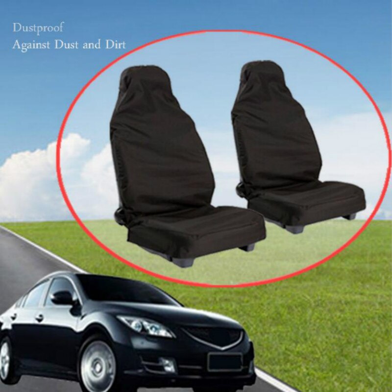 Universal 2PCS Car Seat Cover Protector Storage Bag Washable Automovil Foldable Non-Slip Seat Covers For Repair Accessories