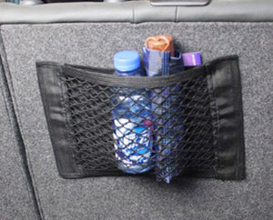 Universal Car Seat Side Back Storage Net Bag Phone Holder Pocket Organizer Stowing Tidying 40cm*25CM