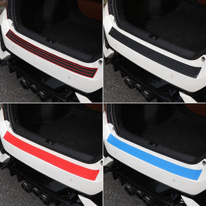 Universal Car Trunk Door Guard Strips Sill Plate Protector Rear Bumper Guard Rubber Mouldings Pad Trim Cover Strip Car Styling