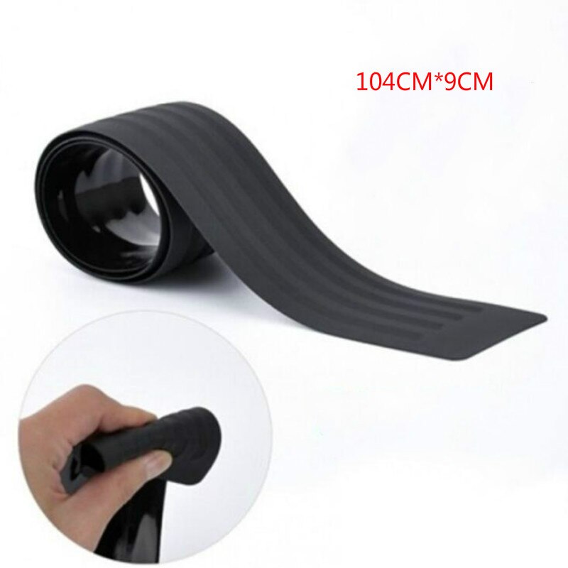 Universal Car Trunk Door Guard Strips Sill Plate Protector Rear Bumper Guard Rubber Mouldings Pad Trim Cover Strip Car Styling