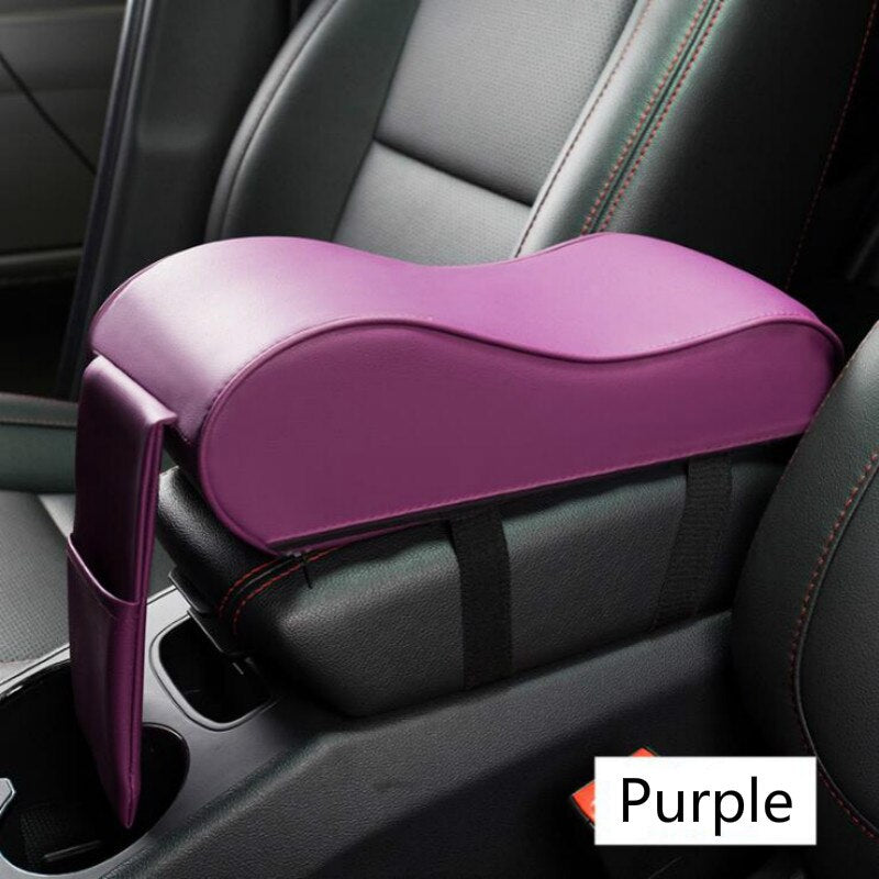 Universal Leather Car Armrest Pad Auto Armrests Car Center Console Arm Rest Seat Box Pad Vehicle Protective Car Styling