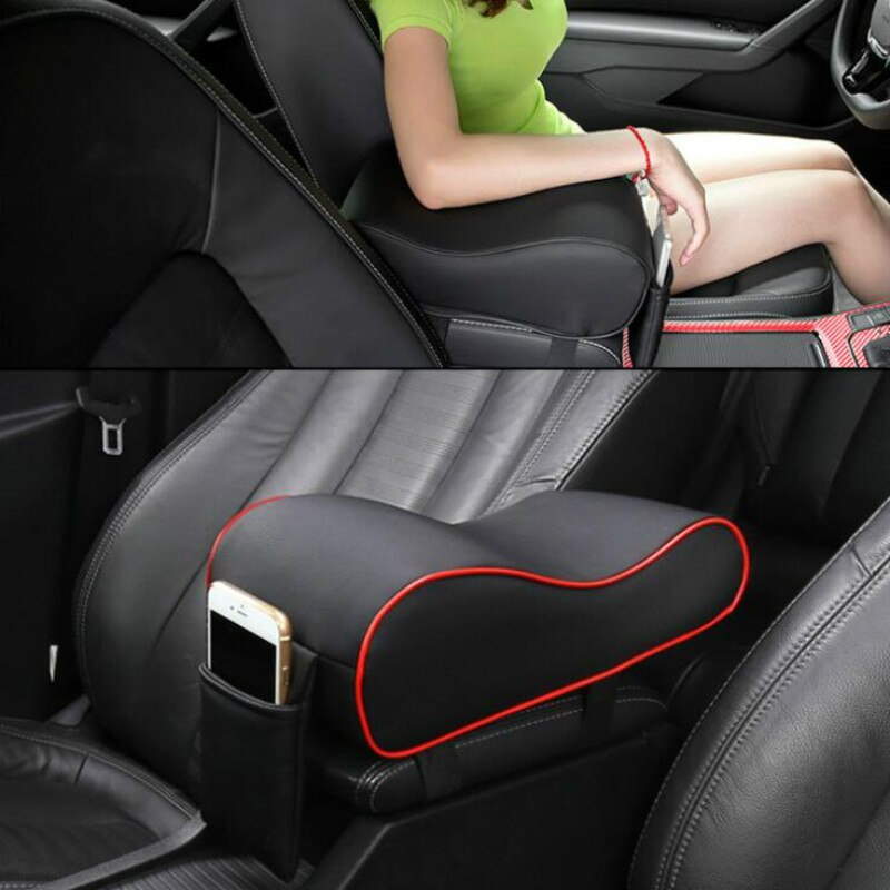 Universal Leather Car Armrest Pad Auto Armrests Car Center Console Arm Rest Seat Box Pad Vehicle Protective Car Styling