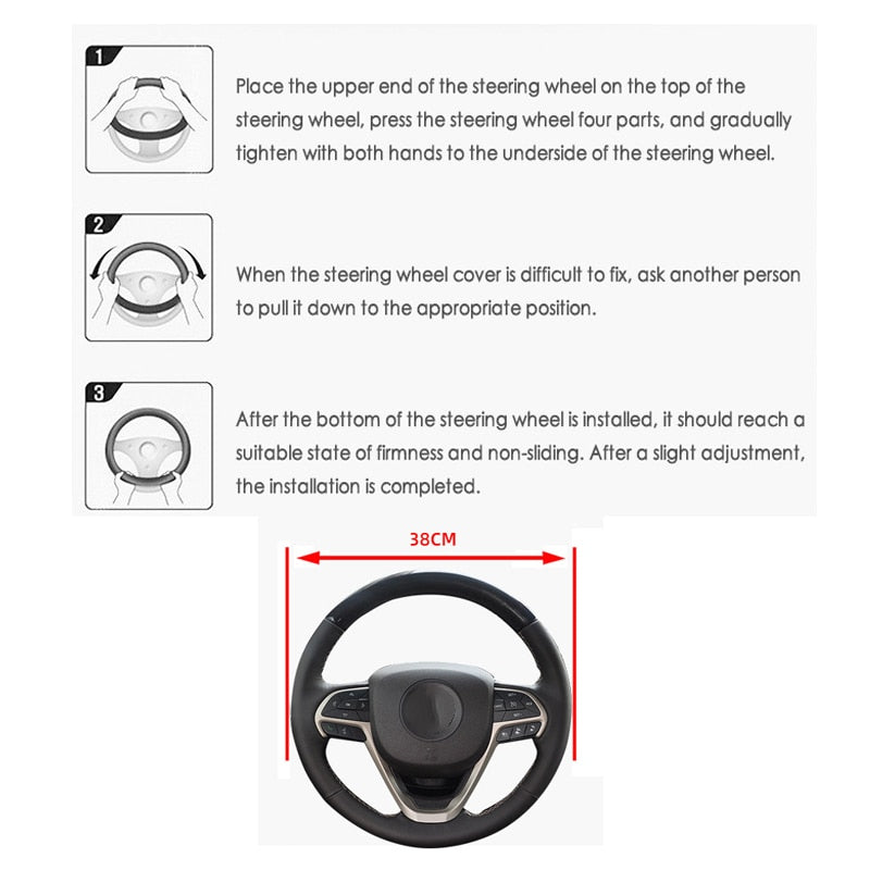 Universal Personalized Leopard Print Car Steering Wheel Cover for Girls Plush Car Decoration Steering Covers Car Accessories