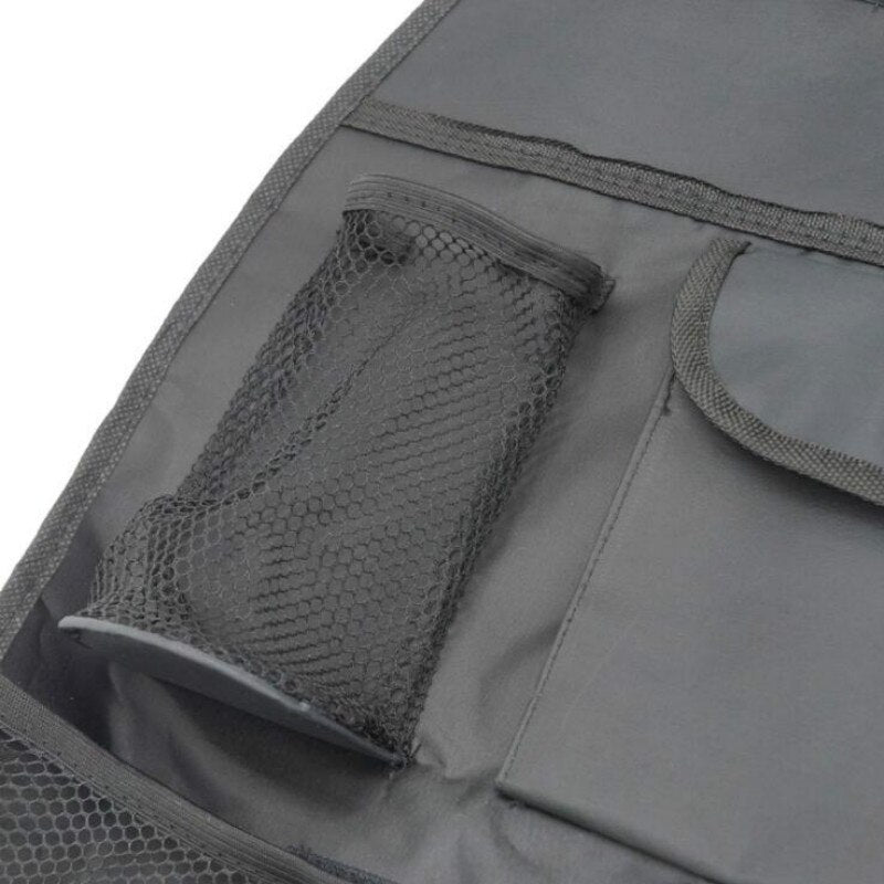 Universal Waterproof Car Back Seat Organizer Storage Bag Multi Pocket Hanging Pouch Assorted 58cmx38cm Auto Accessories Black